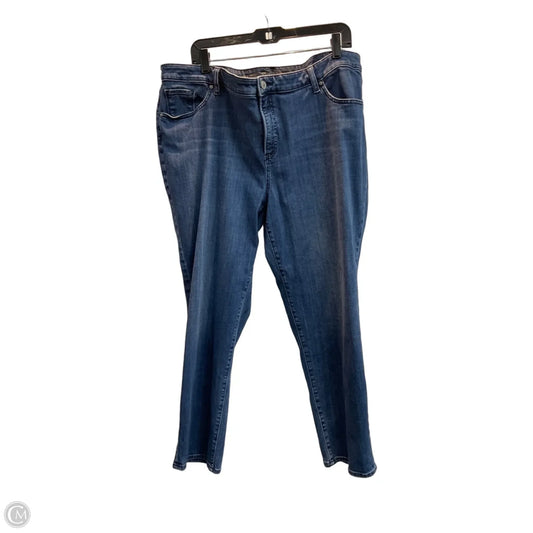 Jeans Straight By Chicos In Blue, Size: 20