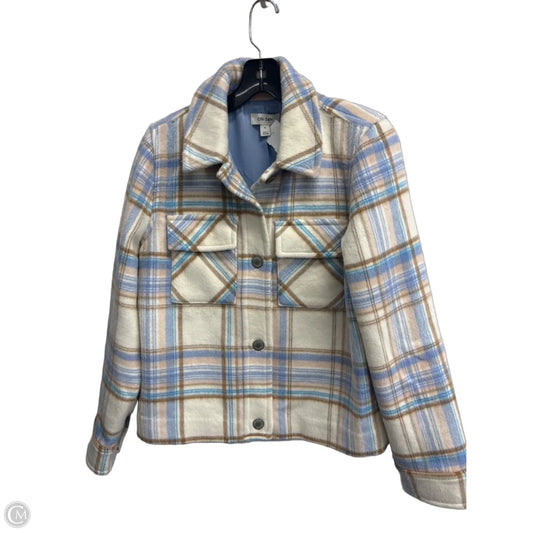 Jacket Fleece By On 34th In Plaid Pattern, Size: S