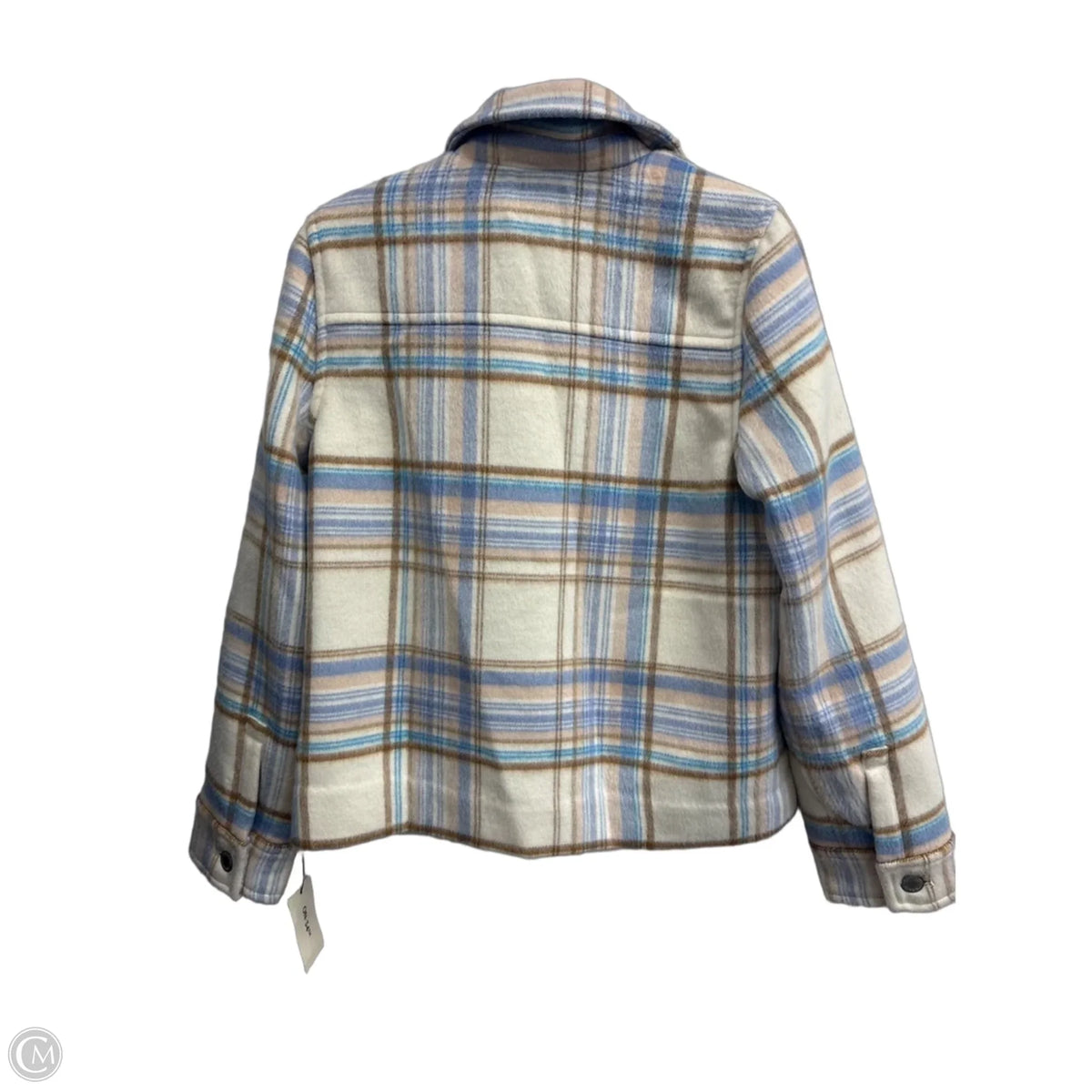 Jacket Fleece By On 34th In Plaid Pattern, Size: S