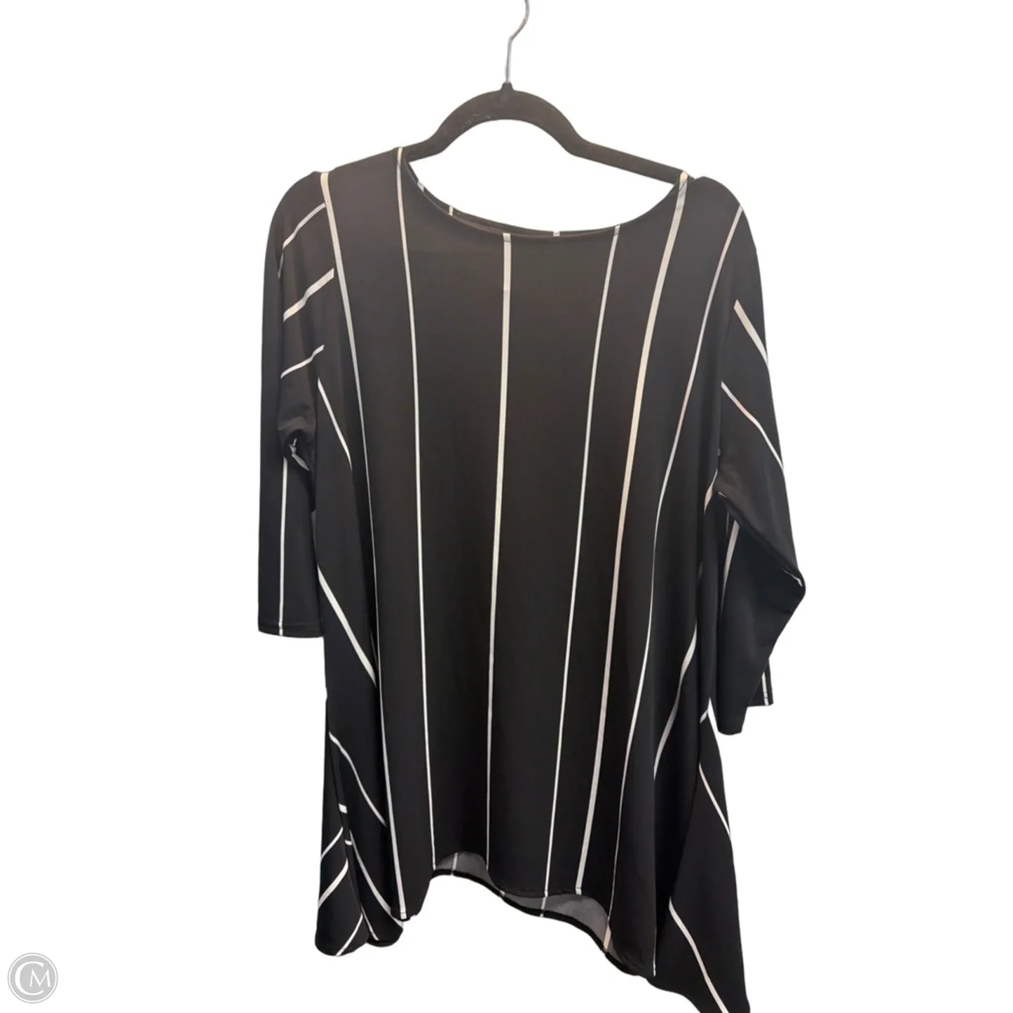 Top Long Sleeve By Alfani In Striped Pattern, Size: Xl