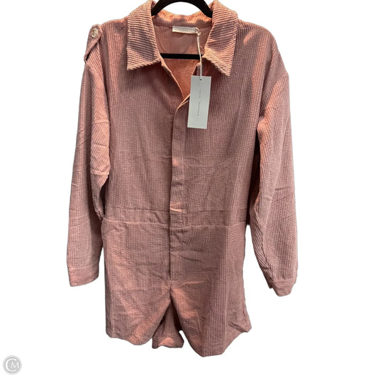 Romper By Lush In Pink, Size: L