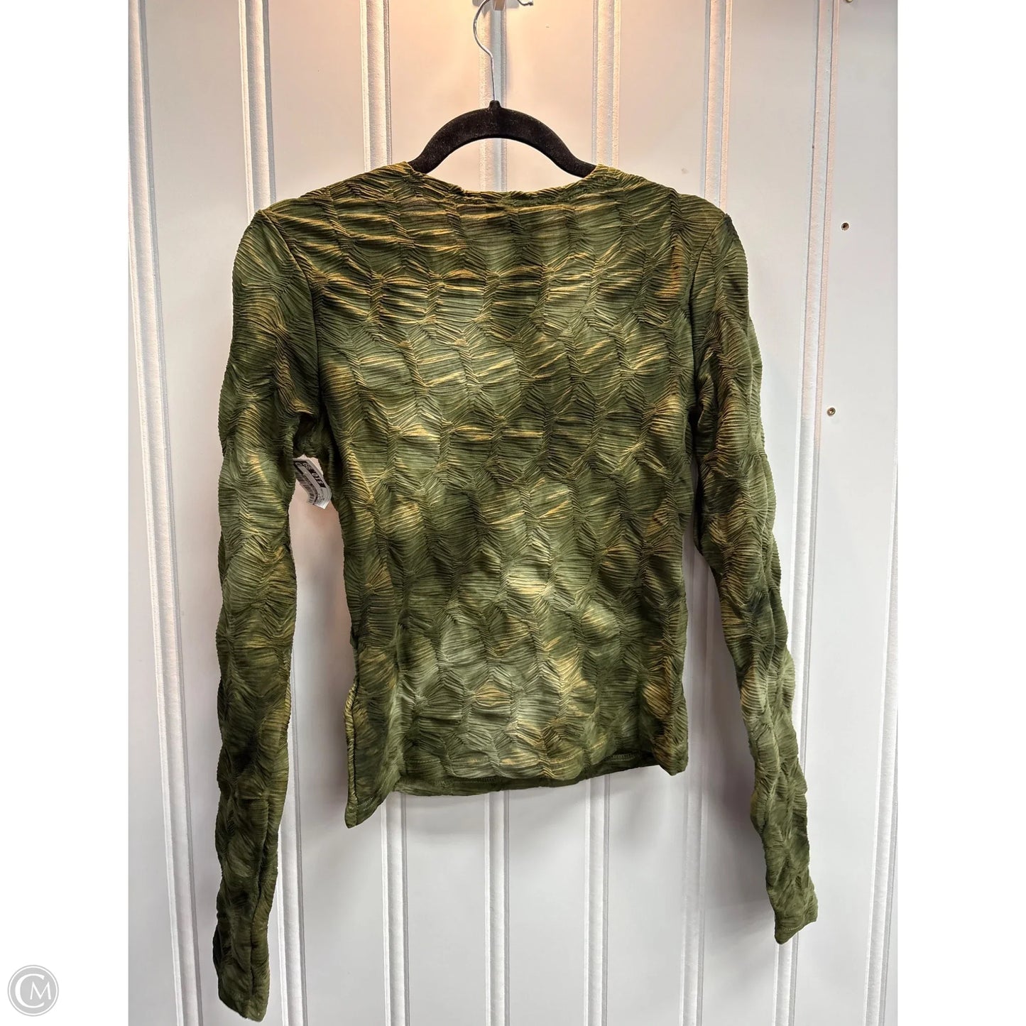 Top Long Sleeve By Clothes Mentor In Green, Size: M