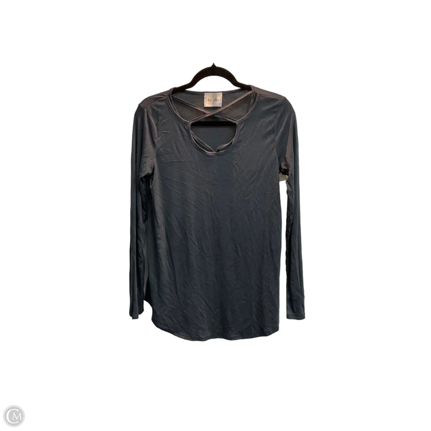 Top Long Sleeve By Clothes Mentor In Grey, Size: S