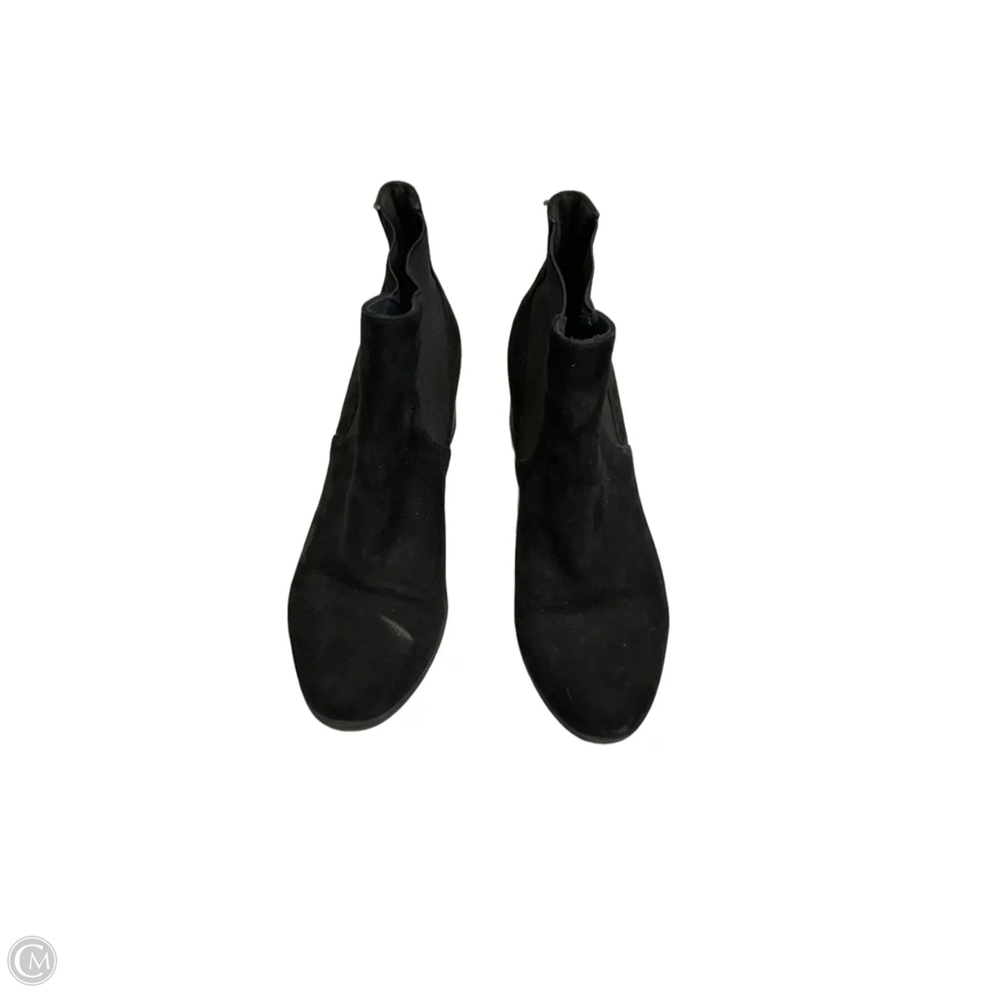 Boots Ankle Heels By Divided In Black, Size: 6