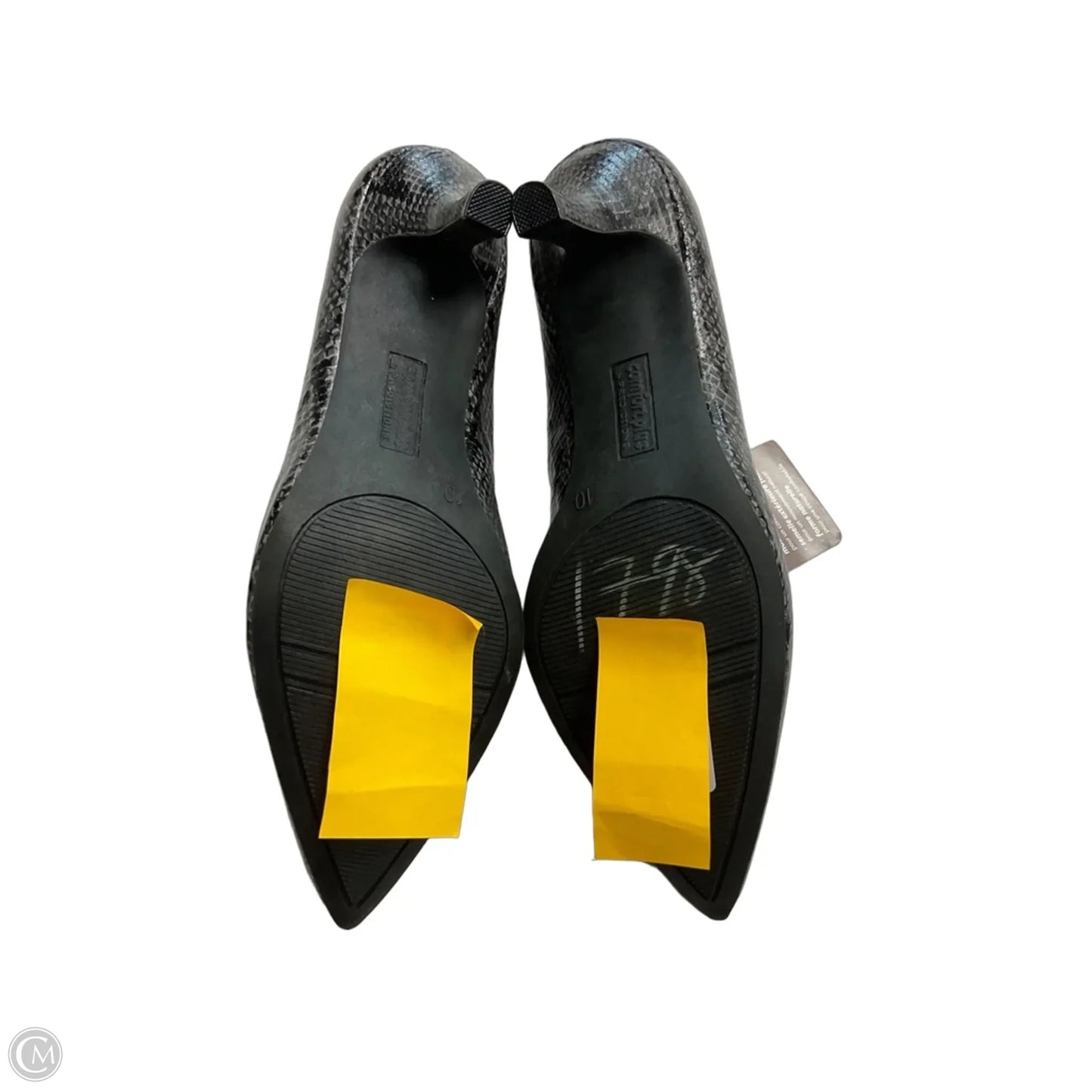 Shoes Heels Kitten By Comfort Plus In Snakeskin Print, Size: 10