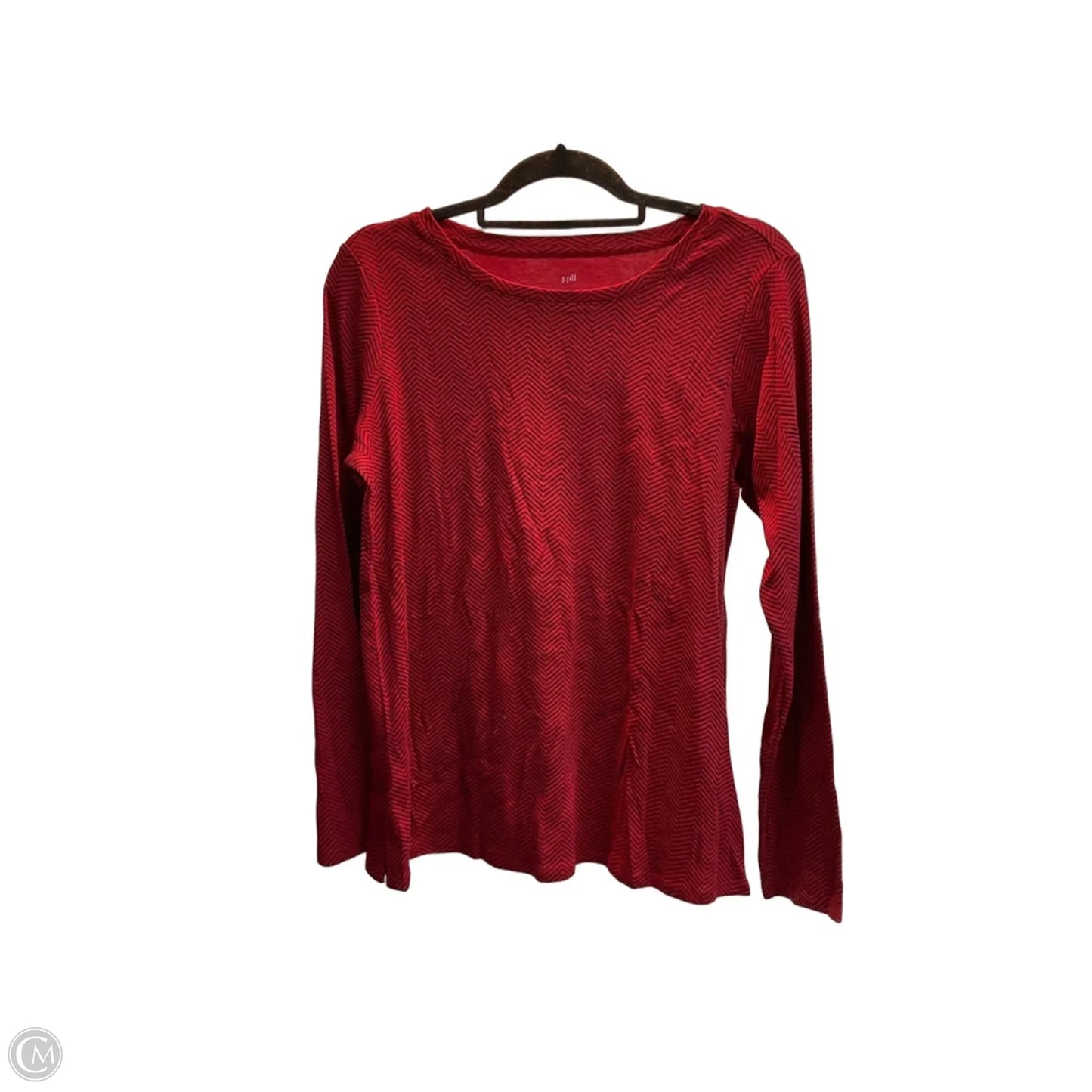Top Long Sleeve By J. Jill In Red, Size: M