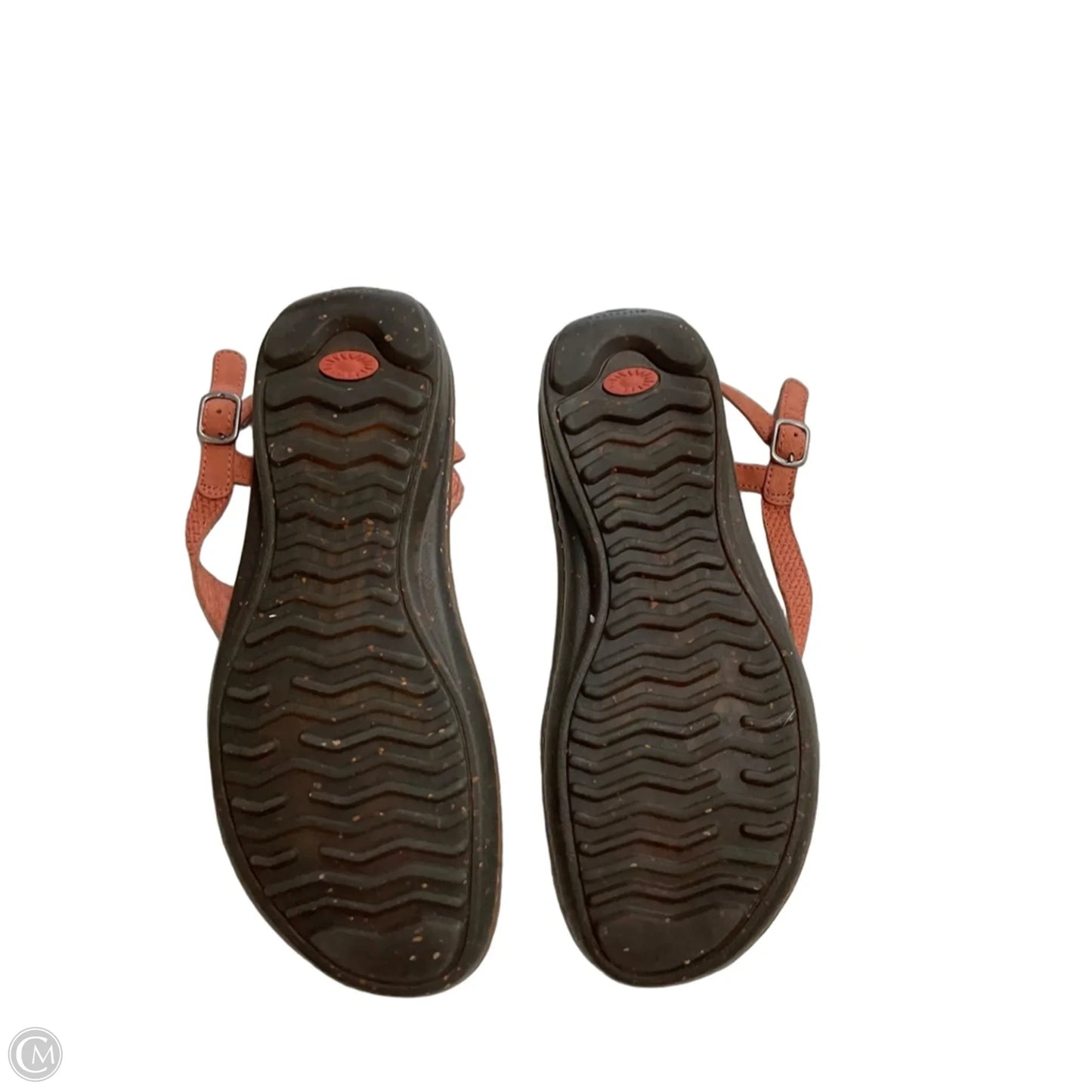 Sandals Designer By Ugg In Pink, Size: 8