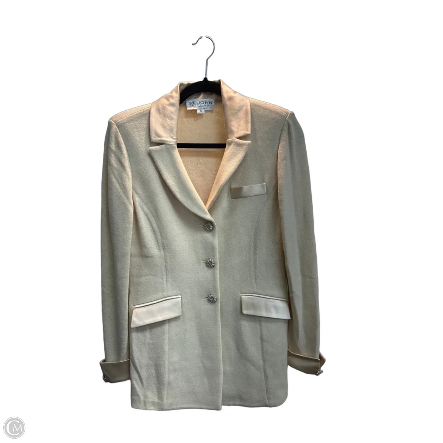 Blazer By St. John In Beige, Size: S