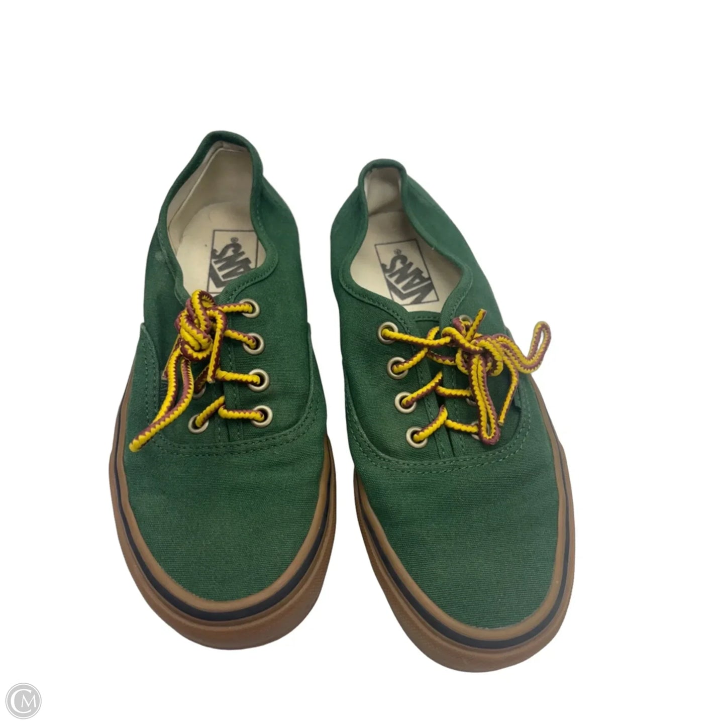 Shoes Sneakers By Vans In Green, Size: 7.5