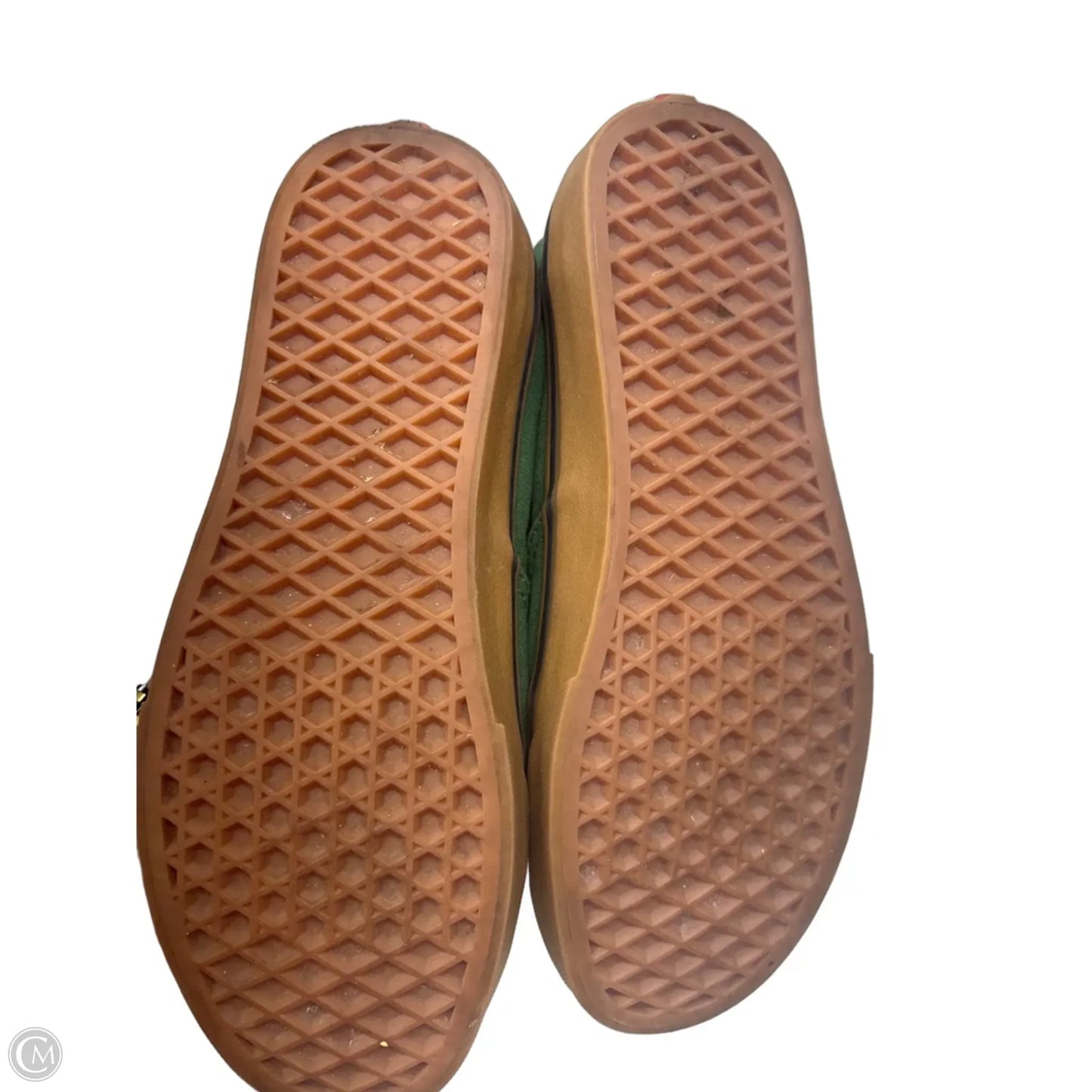 Shoes Sneakers By Vans In Green, Size: 7.5