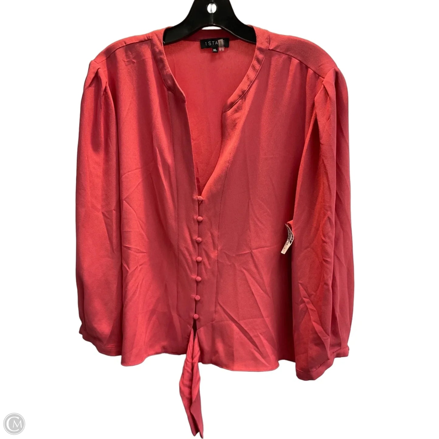 Top Long Sleeve By 1.state In Pink, Size: Xl