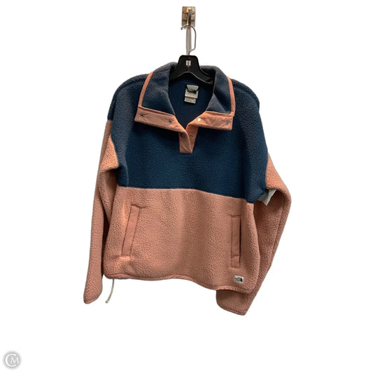 Athletic Fleece By The North Face In Blue & Pink, Size: M