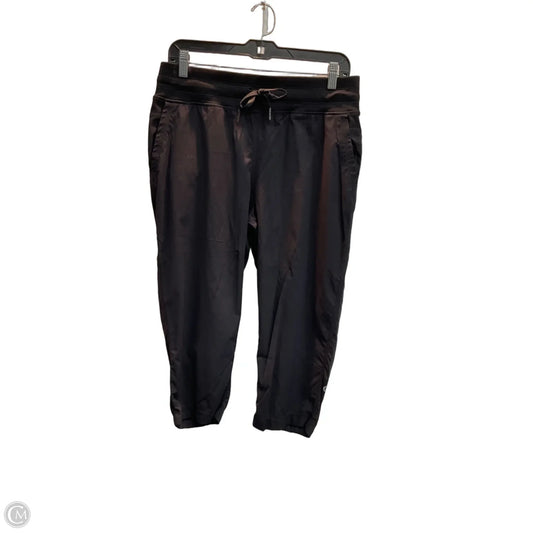 Athletic Capris By Lululemon In Black, Size: M