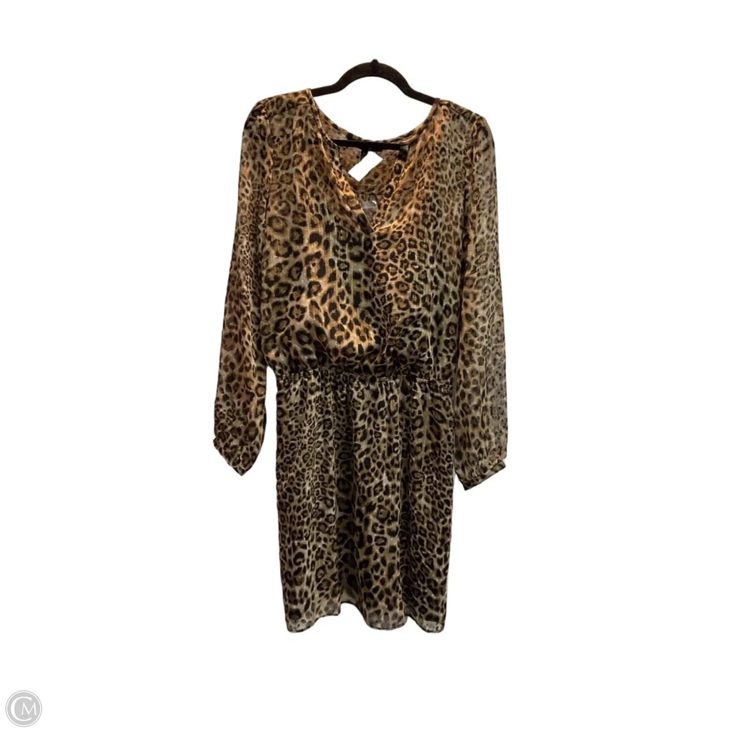 Dress Party Midi By White House Black Market In Animal Print, Size: M