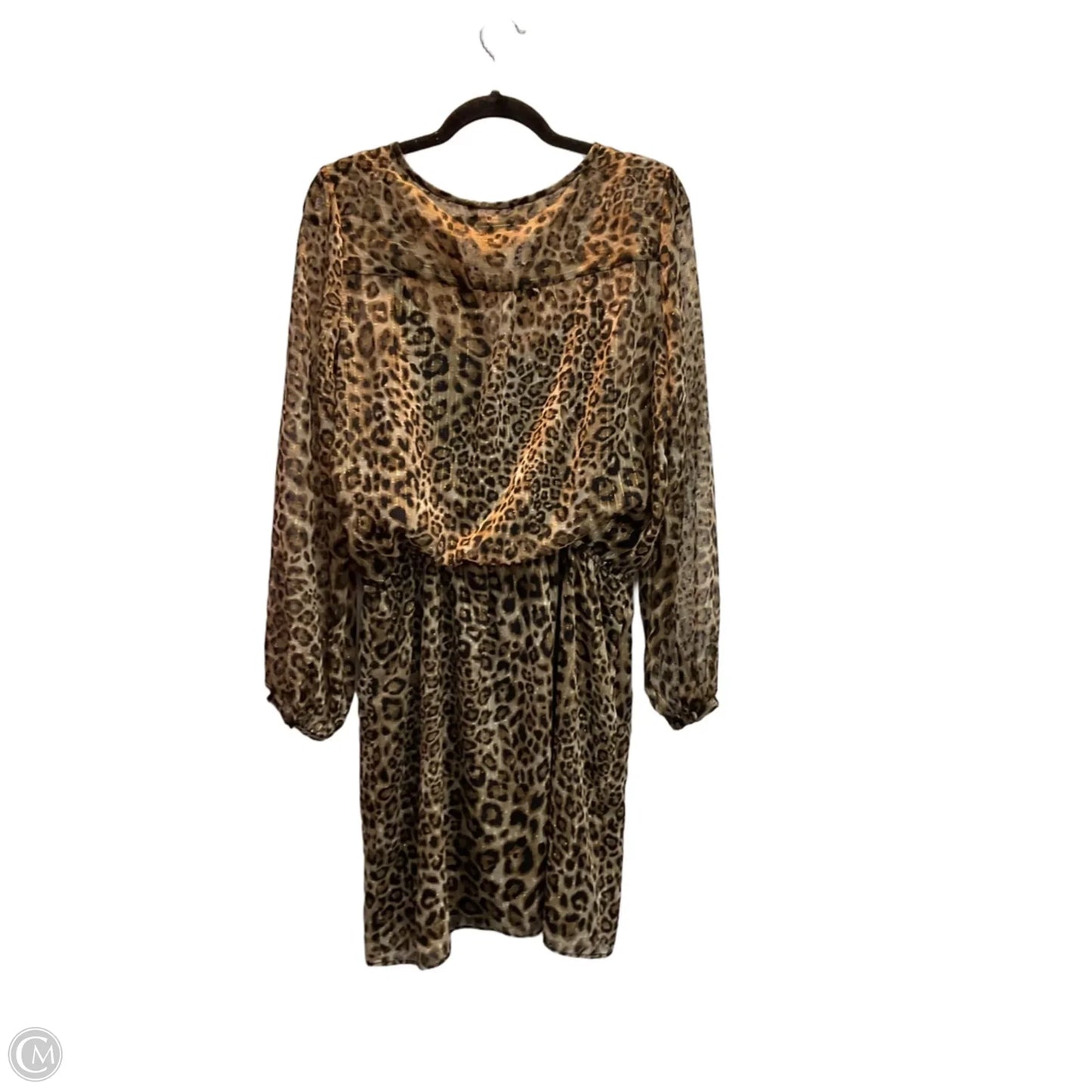Dress Party Midi By White House Black Market In Animal Print, Size: M