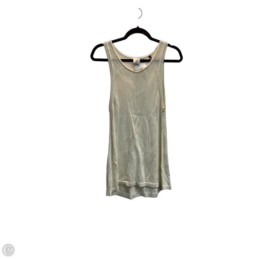 Top Sleeveless By Cabi In Cream, Size: M