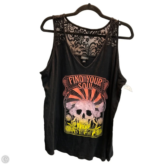 Top Sleeveless By Torrid In Multi-colored, Size: 1x