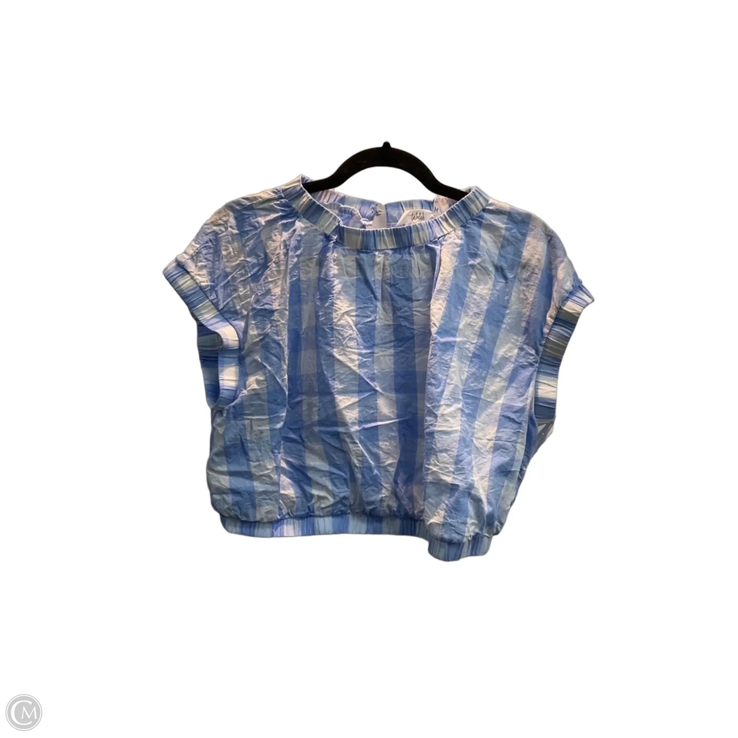 Top Short Sleeve By Talulah In Blue, Size: M