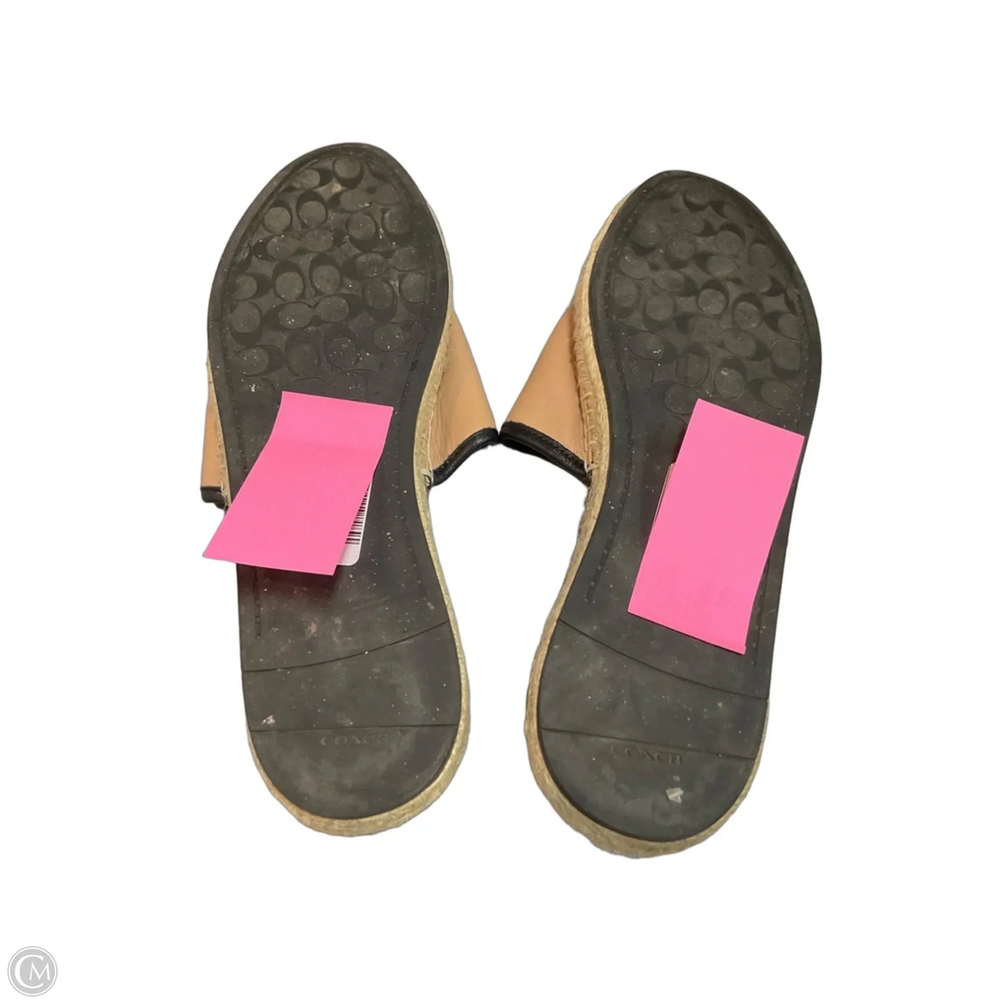 Shoes Designer By Coach In Tan, Size: 9