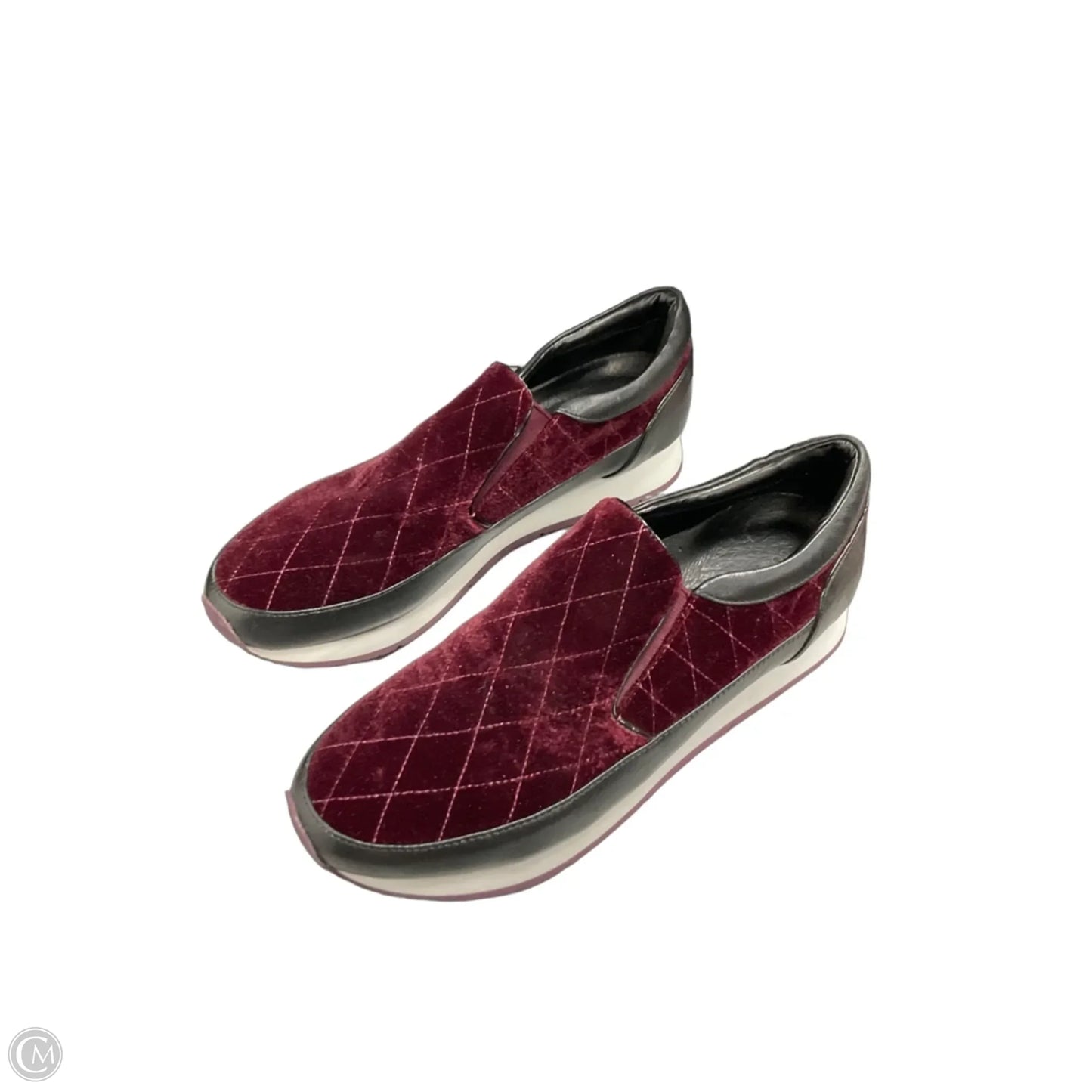 Shoes Sneakers By Donald Pliner In Black & Red, Size: 9
