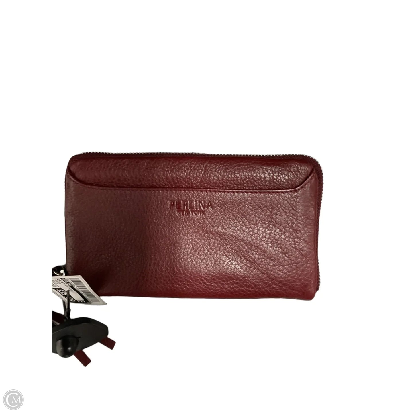 Wallet Leather By Perlina, Size: Medium