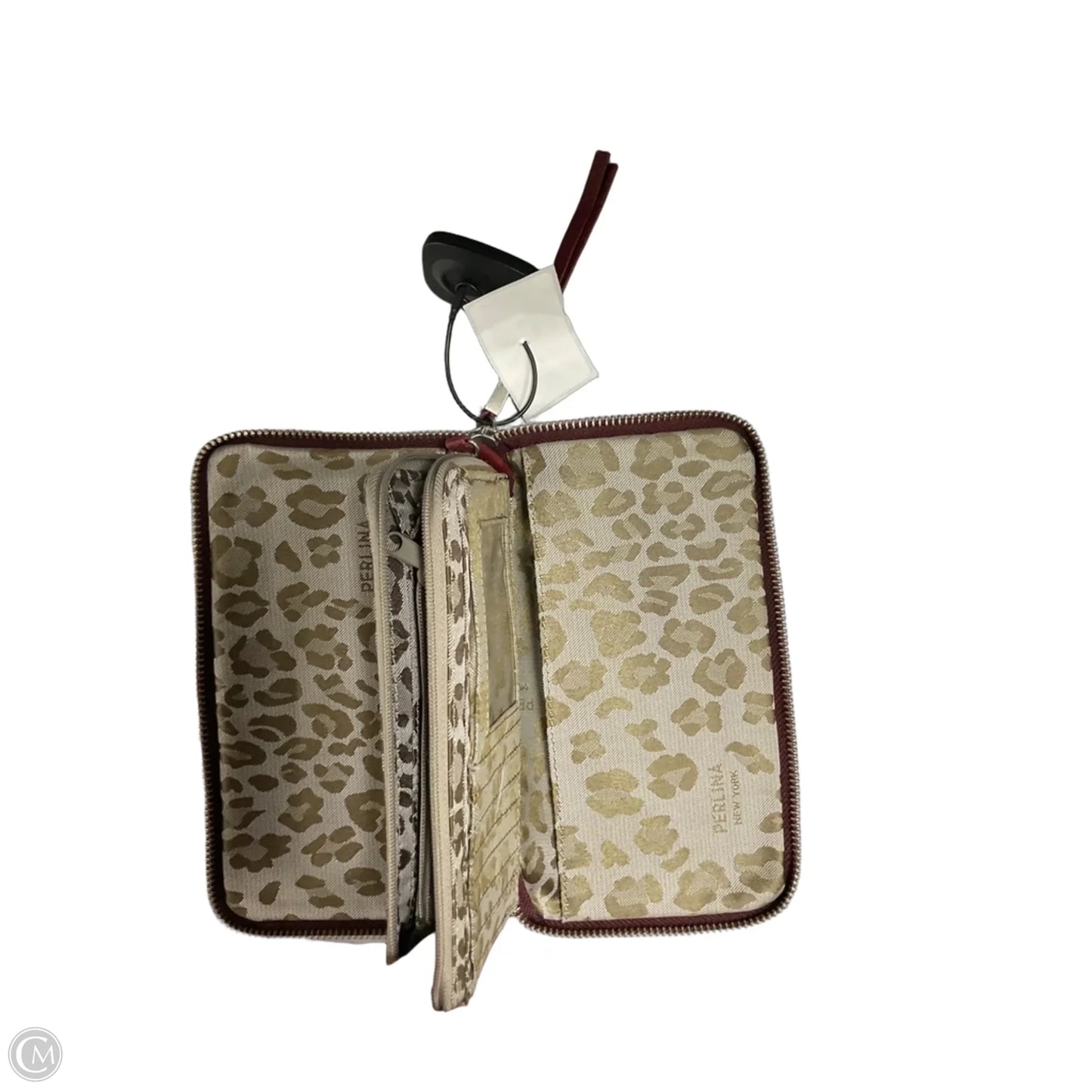 Wallet Leather By Perlina, Size: Medium