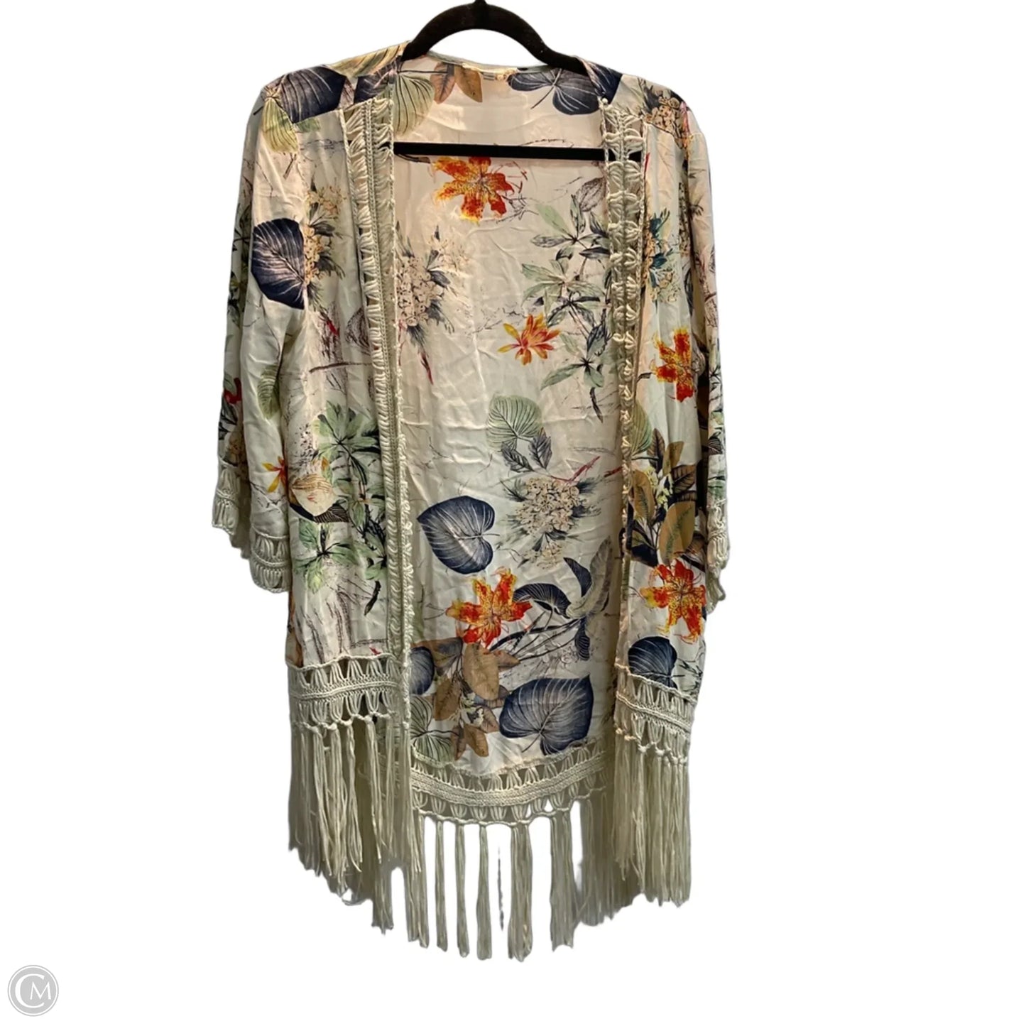 Kimono By Entro In Floral Print, Size: M