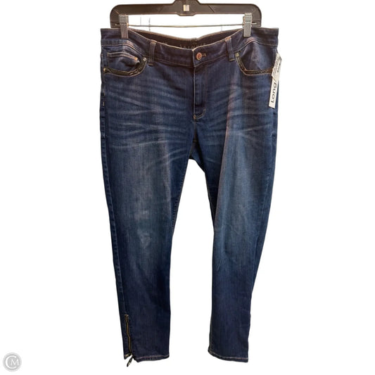 Jeans Straight By White House Black Market In Blue, Size: 14l