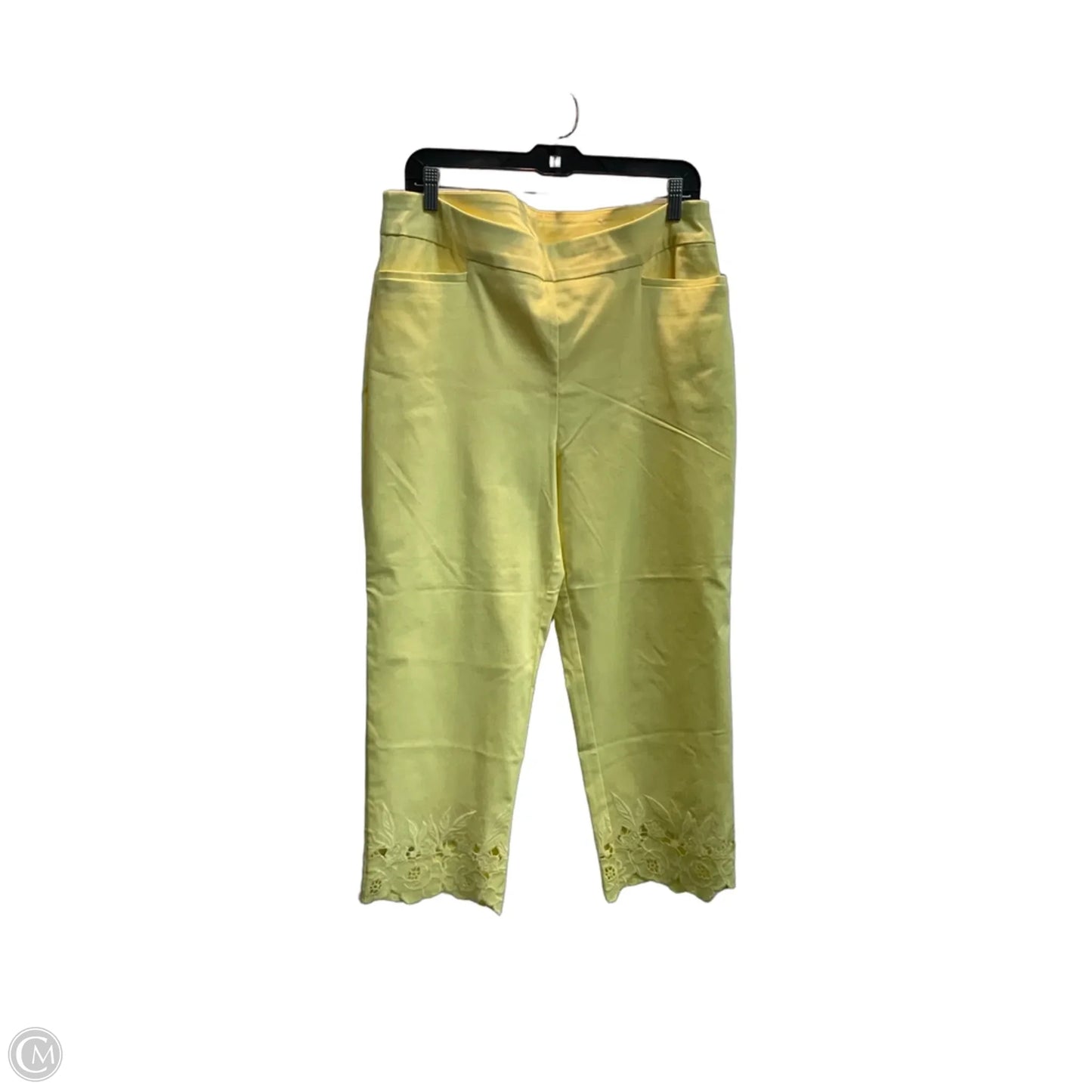 Pants Dress By Chicos In Yellow, Size: 12