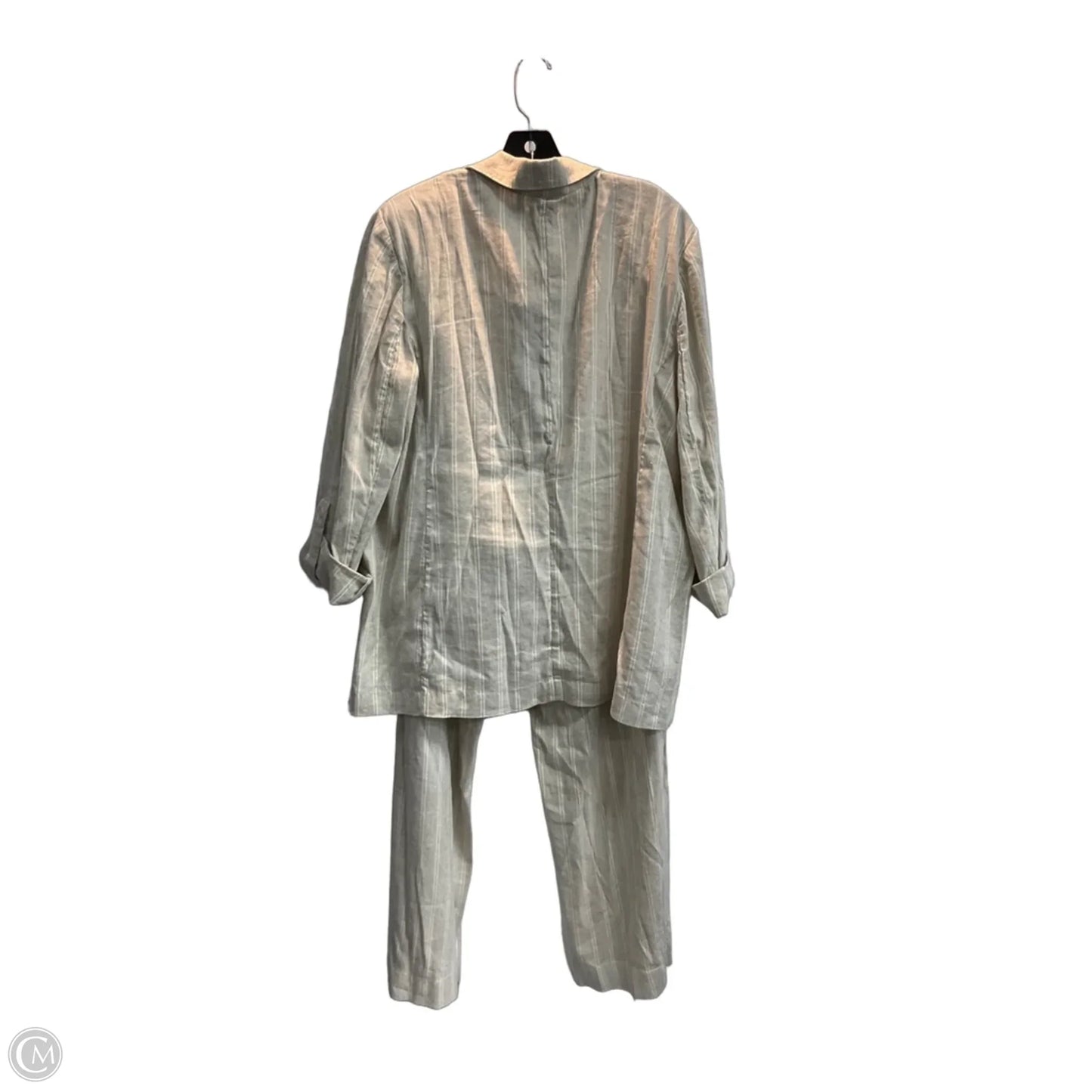 Pants Suit 2pc By Chicos In Tan, Size: L