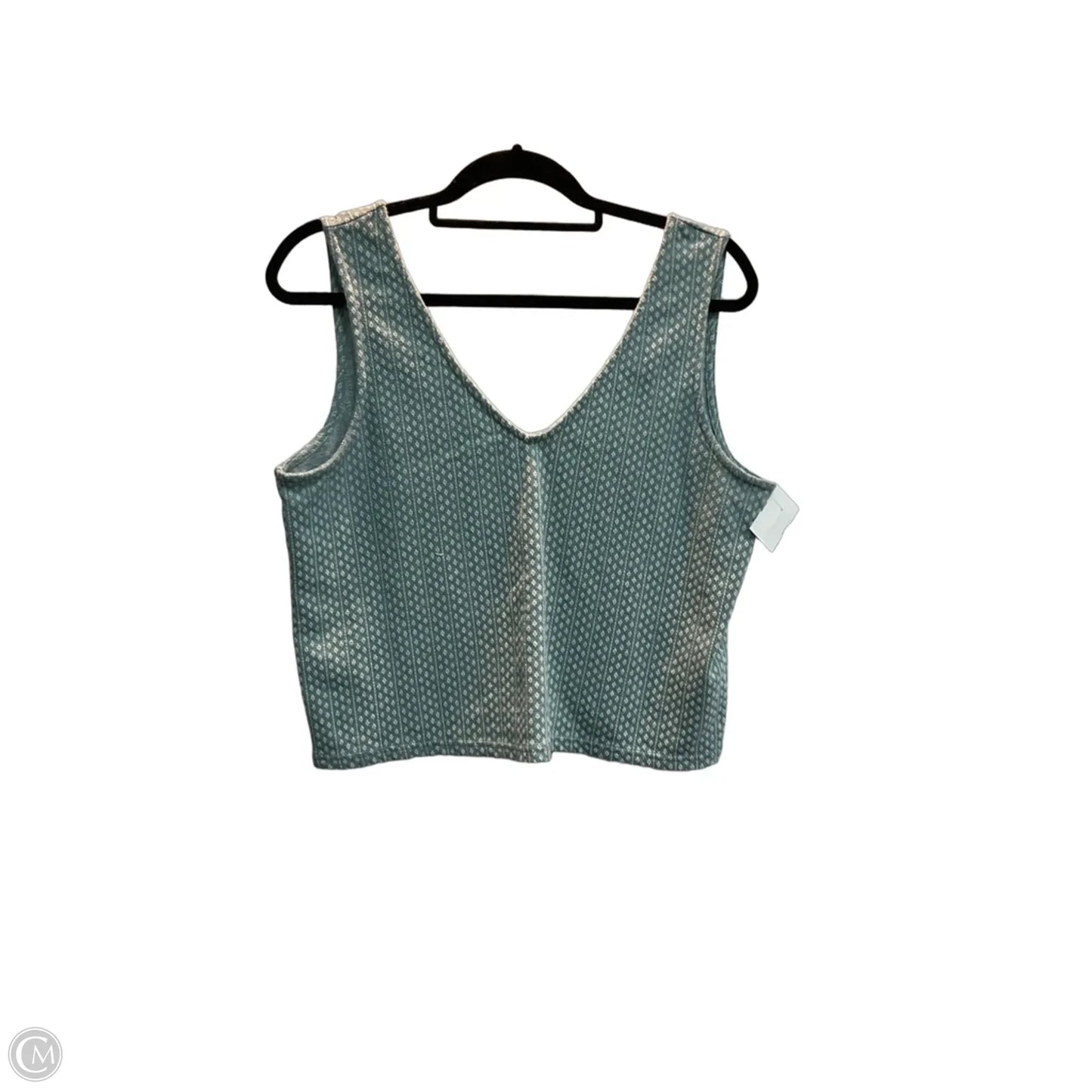 Top Sleeveless By Madewell In Blue, Size: M