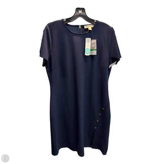 Dress Party Midi By Michael By Michael Kors In Navy, Size: L