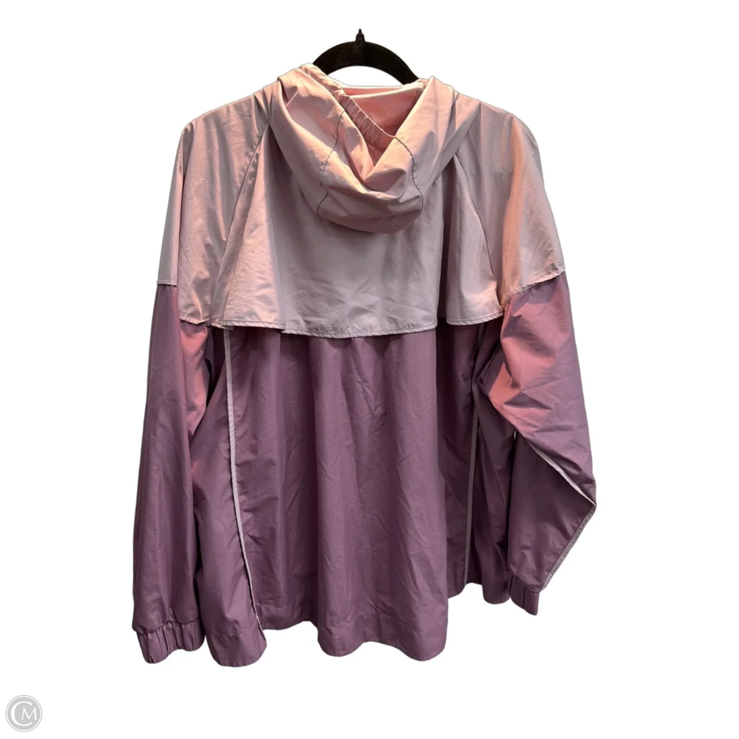 Jacket Windbreaker By Nike Apparel In Purple, Size: 3x