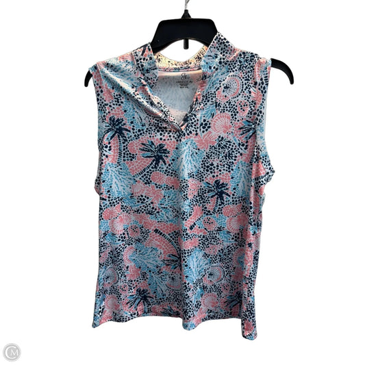 Top Sleeveless By Emerald In Multi-colored, Size: M