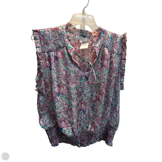 Top Sleeveless By Maison Damelie In Multi-colored, Size: L