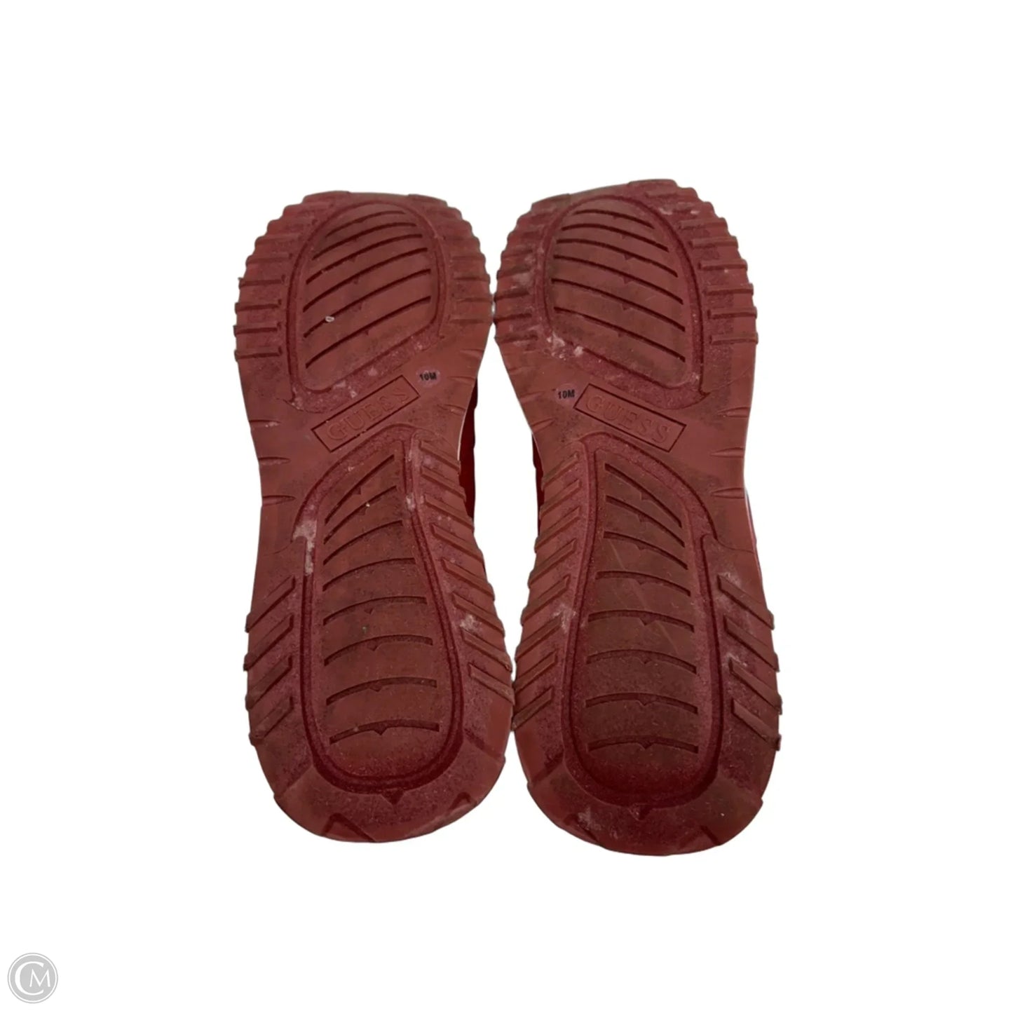 Shoes Sneakers By Guess In Red, Size: 10