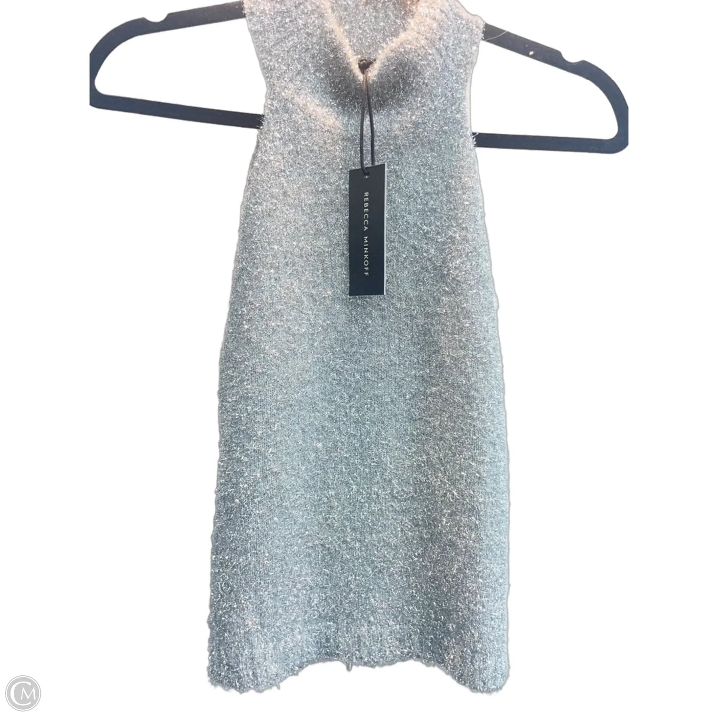Top Sleeveless Designer By Rebecca Minkoff In Silver, Size: S