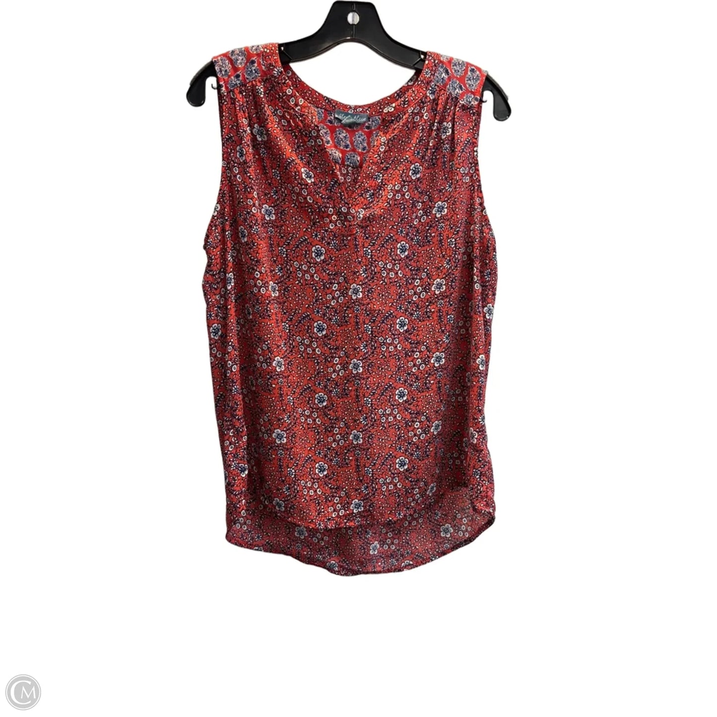Top Sleeveless By Clothes Mentor In Floral Print, Size: L