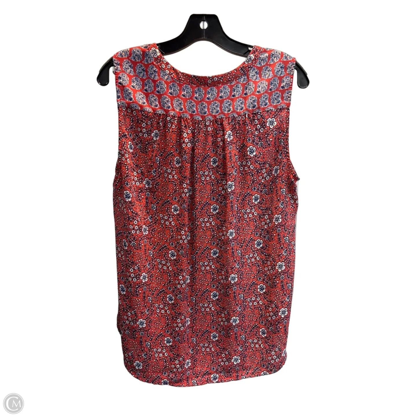 Top Sleeveless By Clothes Mentor In Floral Print, Size: L
