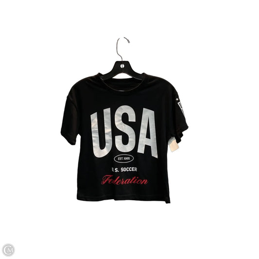 Top Short Sleeve Basic By Clothes Mentor In Black, Size: Xs