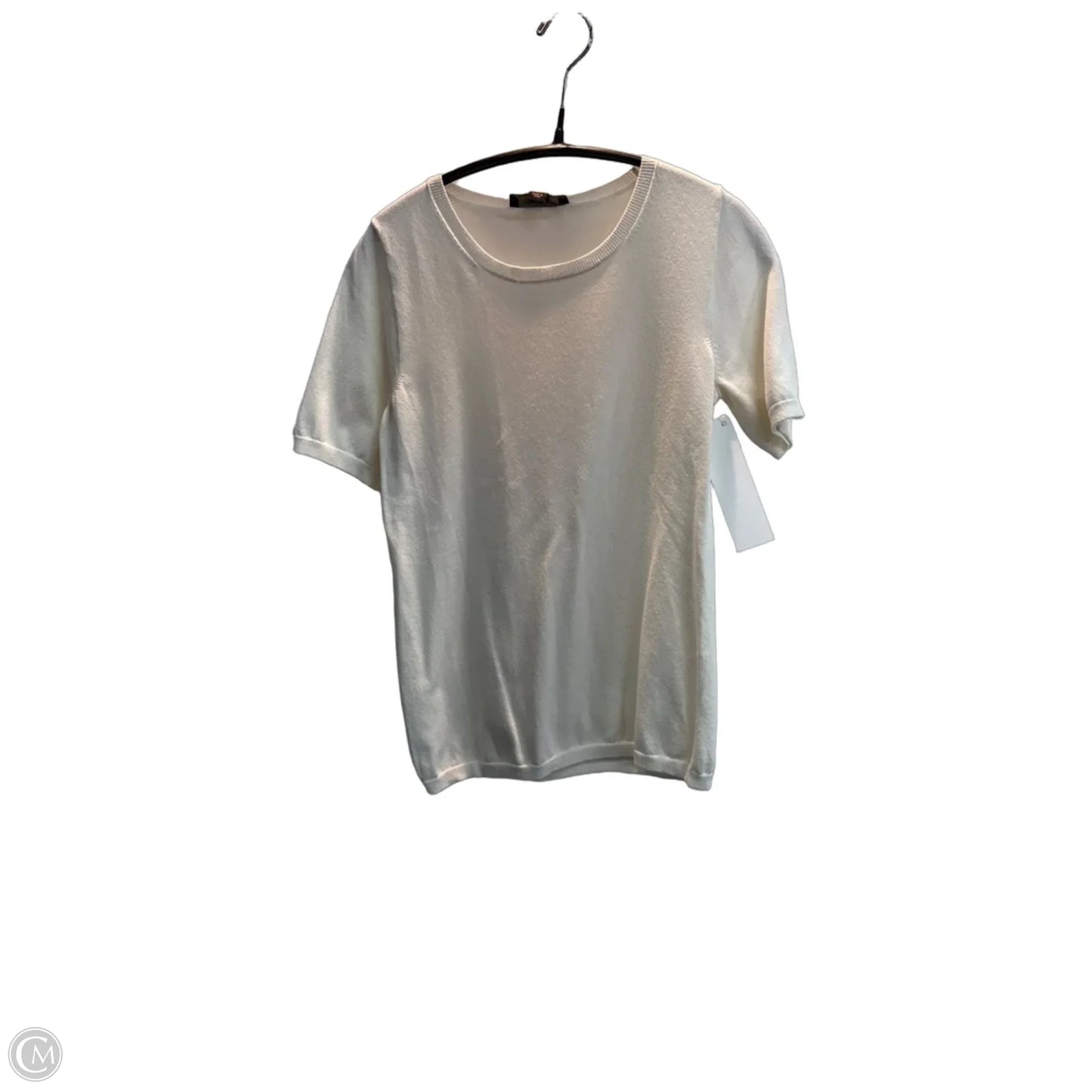Top Short Sleeve Basic By Ann Taylor In White, Size: Xsp
