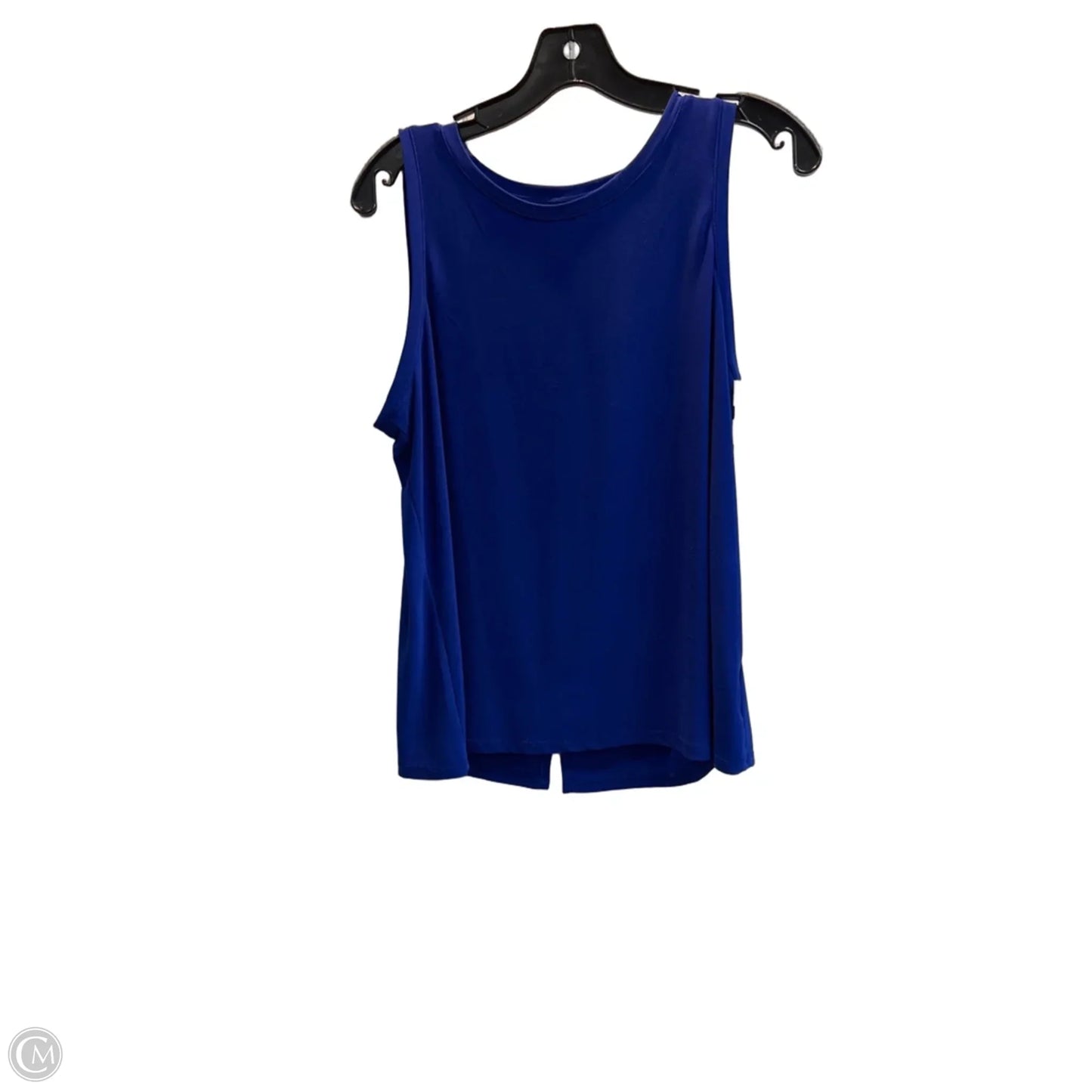 Top Sleeveless By Chaus In Blue, Size: M