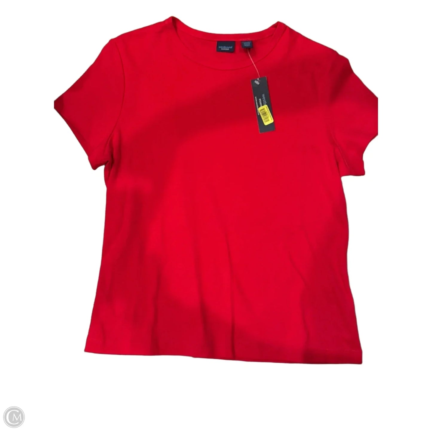 Top Short Sleeve Basic By West Bound In Red, Size: L