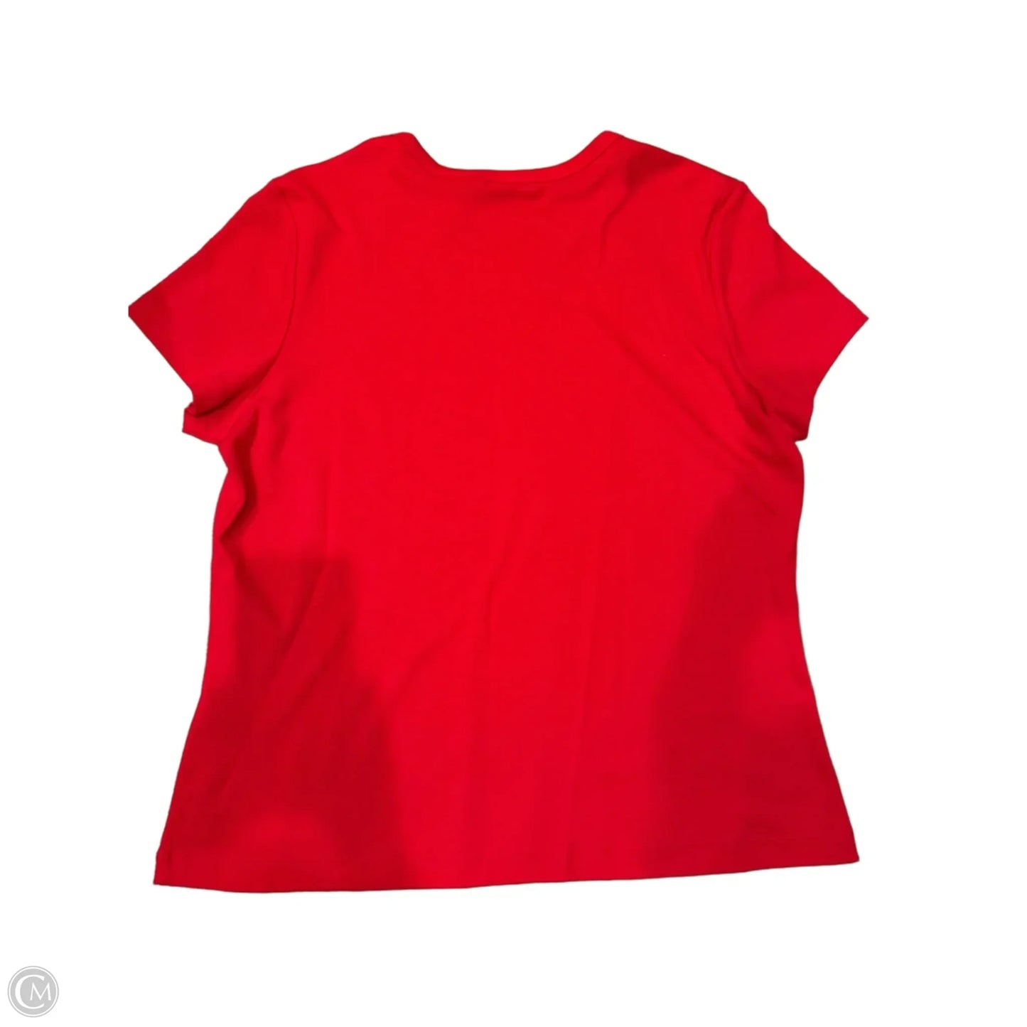 Top Short Sleeve Basic By West Bound In Red, Size: L
