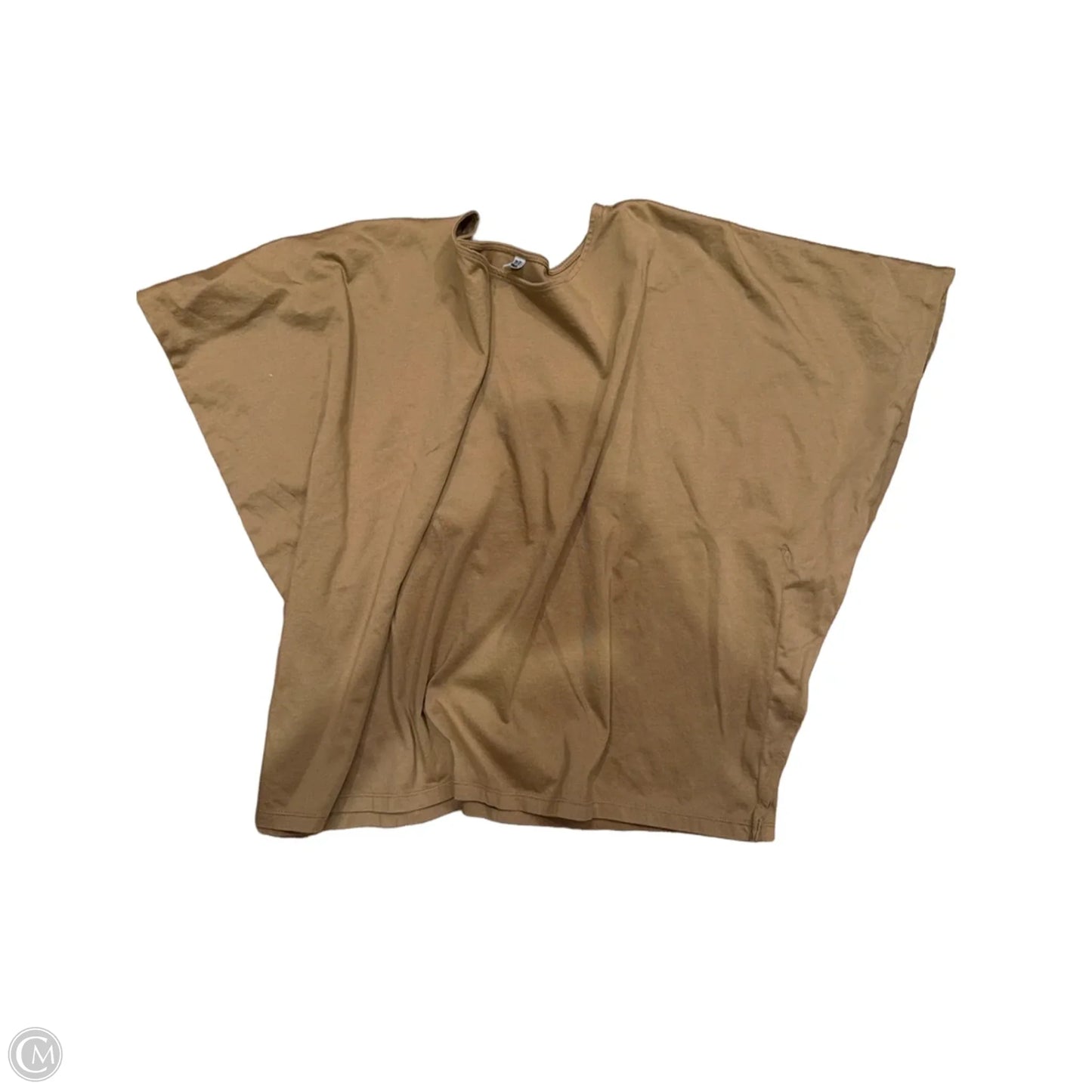 Top Short Sleeve Basic By Uniqlo In Brown, Size: Xl