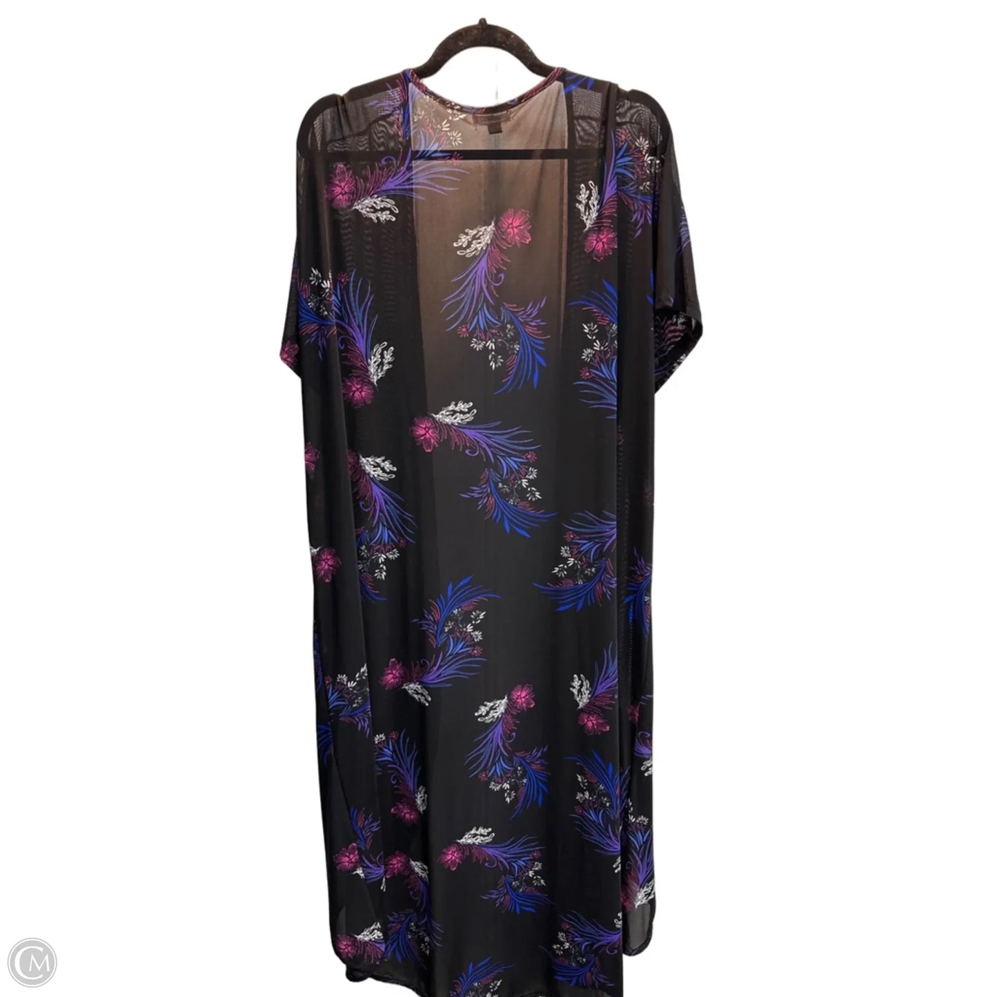 Kimono By Torrid In Floral Print, Size: 1x