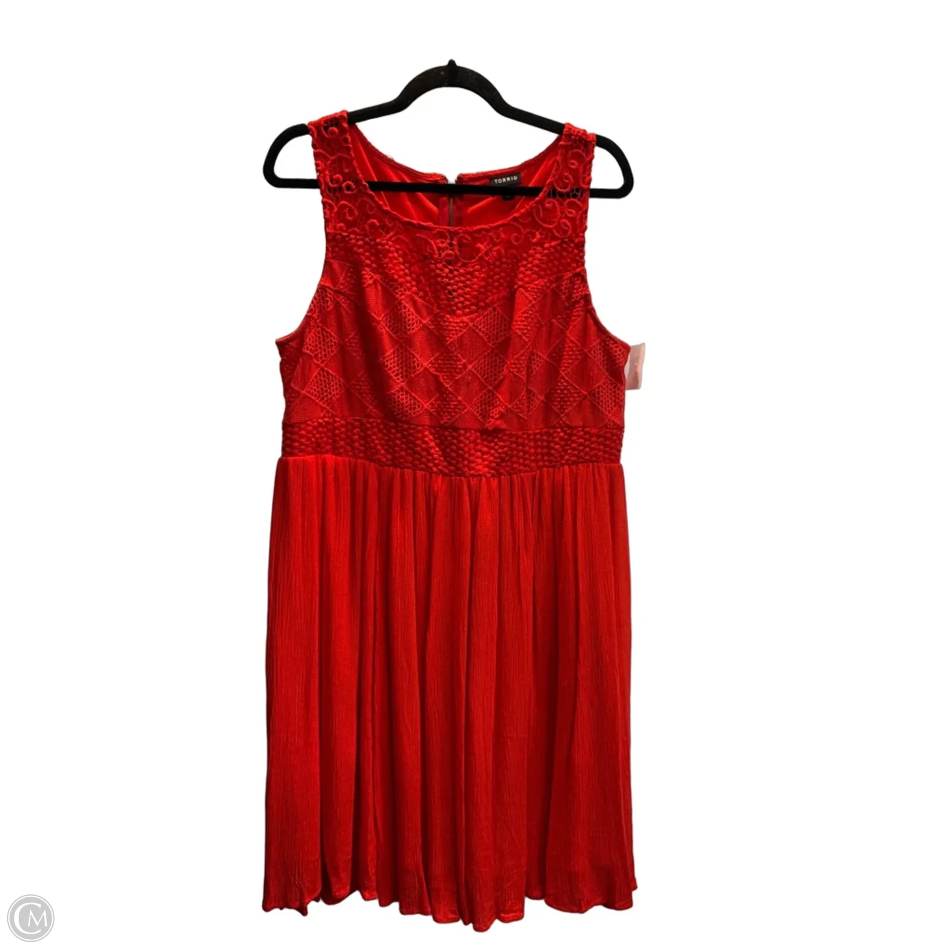 Dress Casual Midi By Torrid In Red, Size: Xl Dress Casual Midi By Torrid In Red, Size: Xl