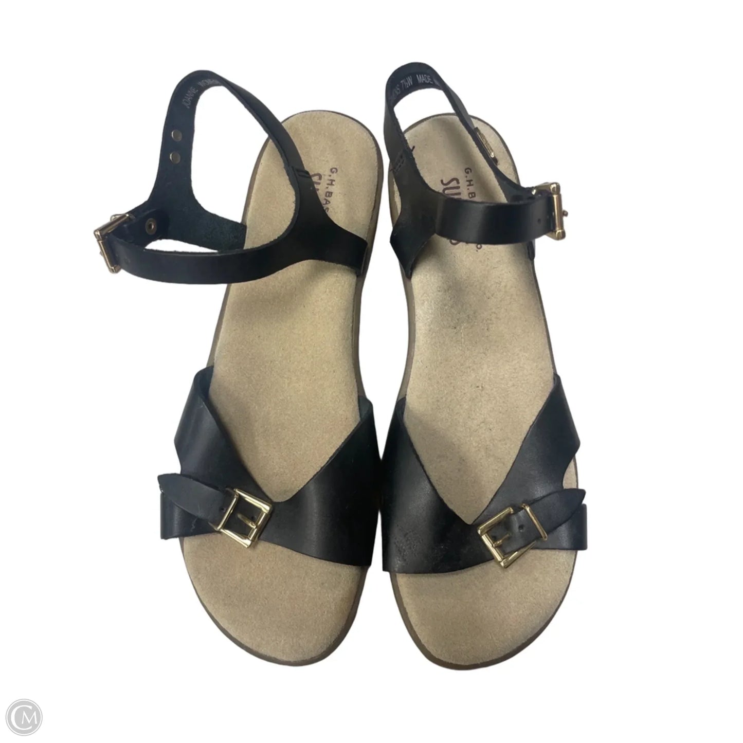 Sandals Flats By Gh Bass And Co In Black, Size: 7.5