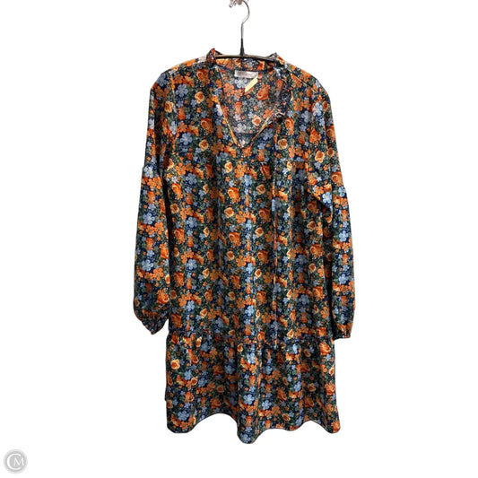 Dress Casual Midi By Kirundo In Floral Print, Size: S