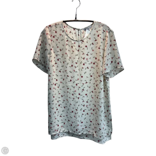 Top Short Sleeve By Dr2 In Floral Print, Size: S